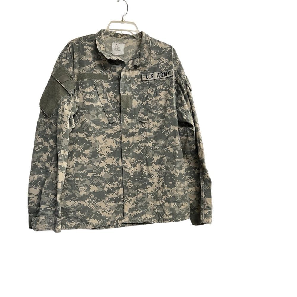 U.S. Army Digital Camo Combat Shirt‎ ACU Military Jacket Medium X-Long